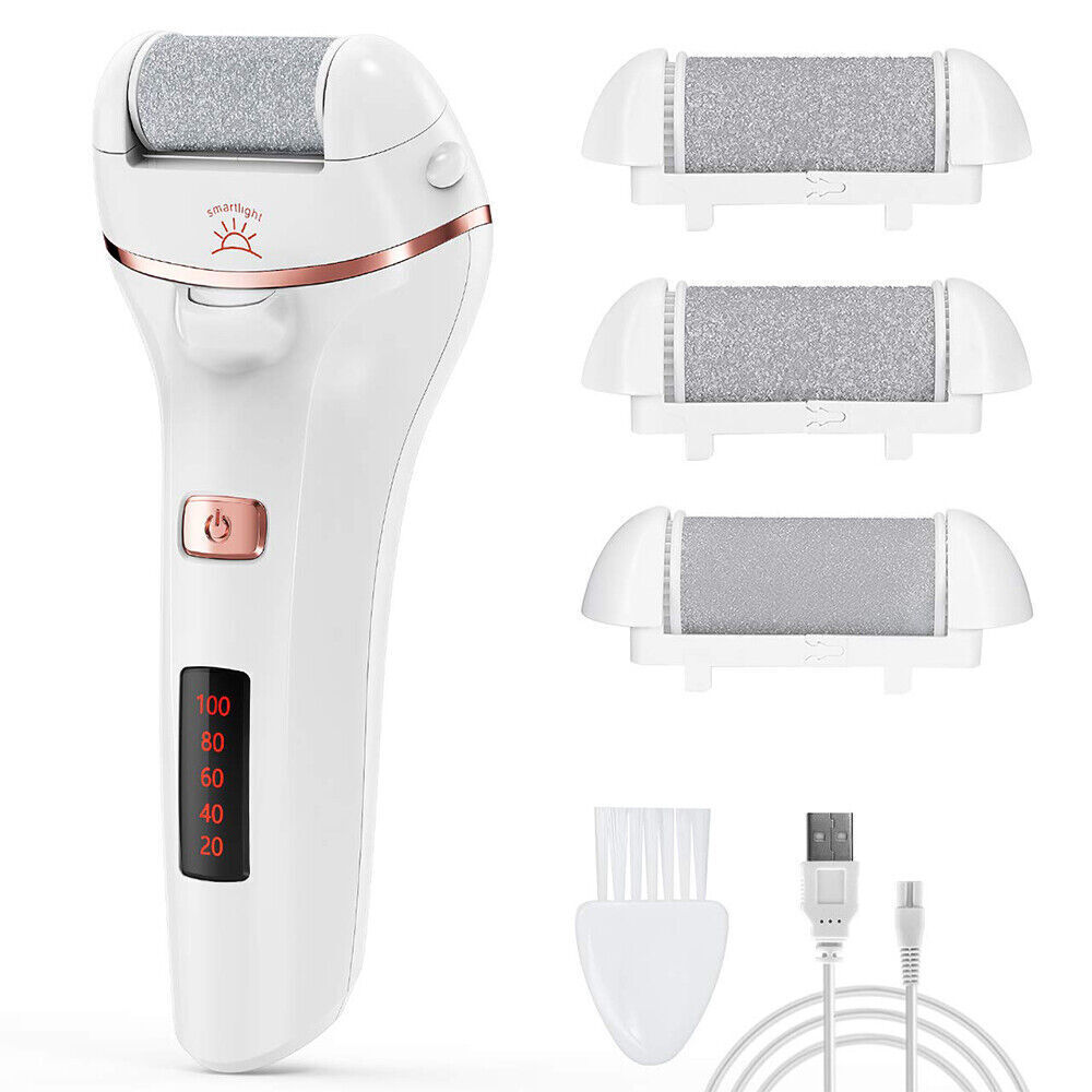 Electric Foot File Waterproof Hard Skin Remover Feet Pedicure Set Rechargeable