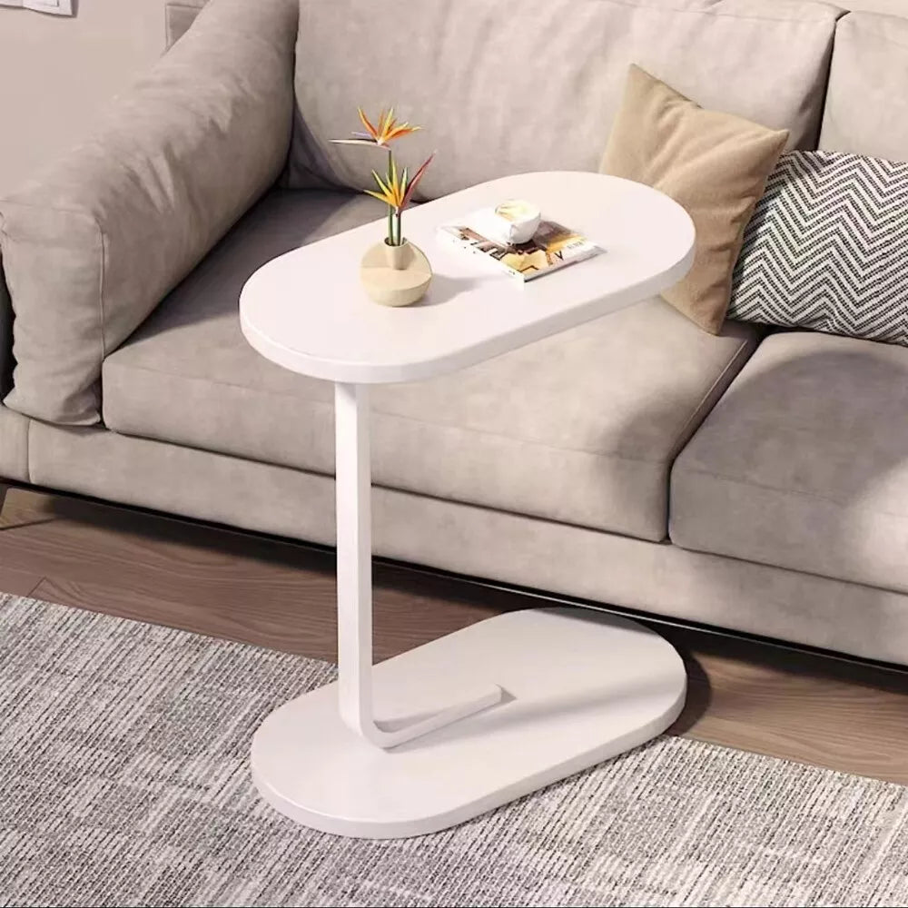 Small C-shaped Table End Table For Sofa Side Table Nightstand For Bedroom Modern