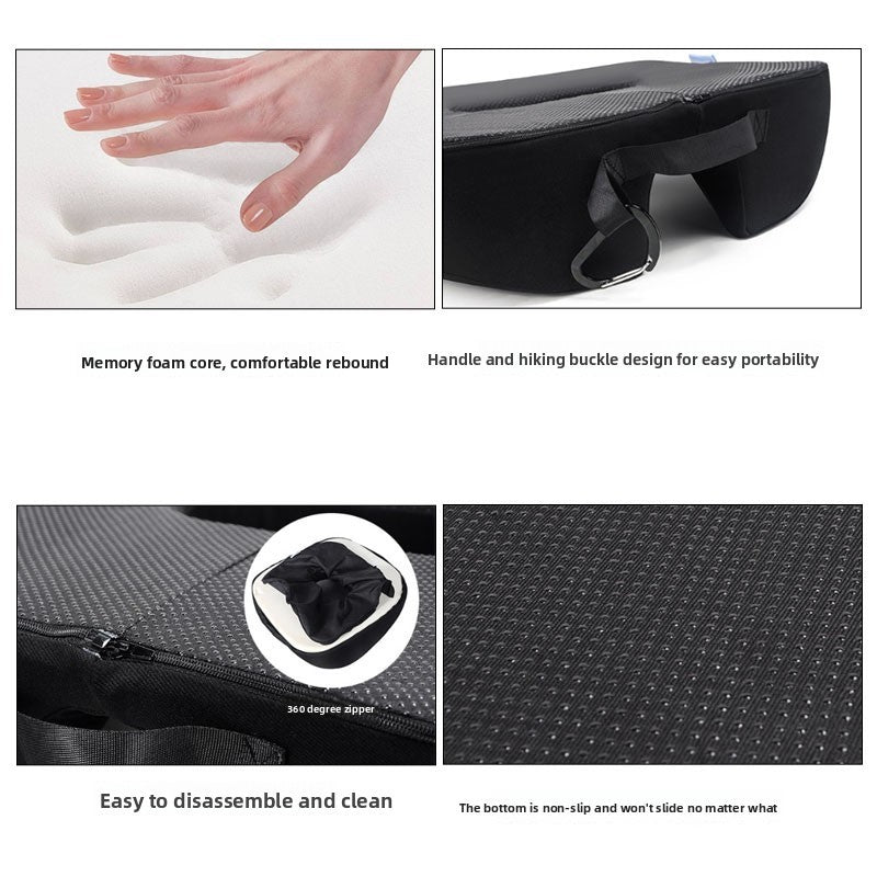 New Donut Cushion Memory Foam Medical Ring Seat Pain Relief Orthopedic Coccyx UK