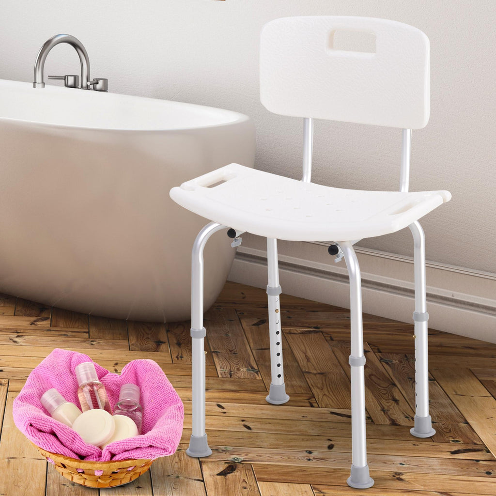 Adjustable shower chair