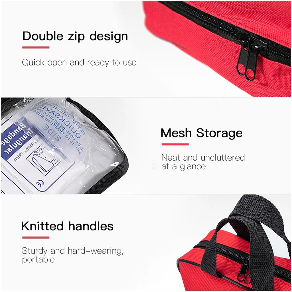 391 PIECE FIRST AID KIT BAG MEDICAL EMERGENCY KIT. TRAVEL HOME CAR WORKPLACE UK
